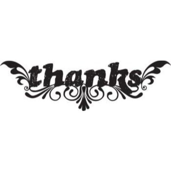 Thanks Rubber Stamp Hampton Art Scrapbook Crafts - Picture 1 of 1